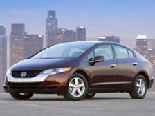 Zero-emission, hydrogen fuel-cell powered car from Honda