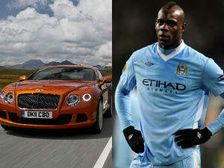 Man City Striker Balotelli Crashes His Bentley