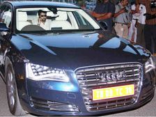 Abhishek Bachchan Sighted In His New Audi A8 L