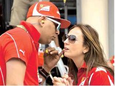 Yuvraj Takes A Ride On Lamborghini At Buddh