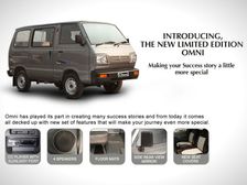 Maruti Omni Limited Edition Launched