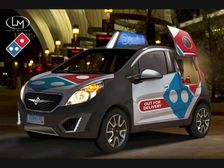 Domino's Chevrolet Beat/Spark Pizza Delivery Car