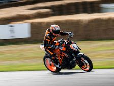 KTM Super Duke 1290 R Burns Rubber At Goodwood