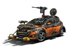 Hyundai Veloster Turbo Zombie Survival Machine