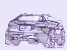Mercedes-Benz GLA Class Compact Crossover Sketch Revealed