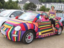Beetle Wrapped In Sweater Wins At Beetle Sunshine Tour