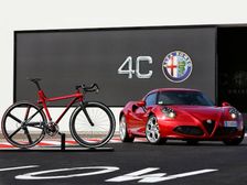 Alfa Romeo 4C IFD Bicycle Accompanies The Sports Car