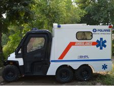 Polaris Off-Road Ambulance Displayed At AIIMS