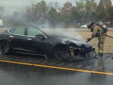 Tesla Models S Catches Fire For A Third Time, But That’s Fine