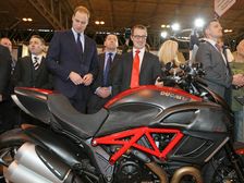 Prince William Meets Ducati At Motorcycle Live
