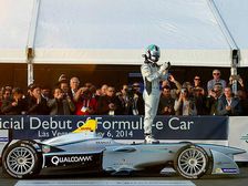 Formula E Race Car Public Debut In Las Vegas