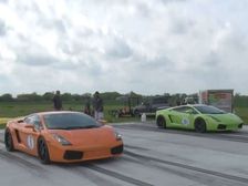Lamborghini Gallardo Spits Out Fireball While Going Over 300km/h