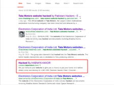 Tata Motors Website Hacked By Pakistani Group?