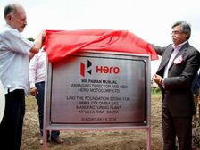 Hero MotoCorp Sets Foundation Stone In Colombia