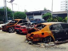 BMW X6 Catches Fire On Truck, Sets Three Supercars Ablaze