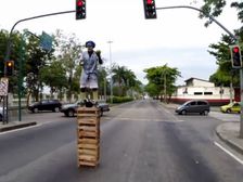 Entertainment As You Wait At The Signal