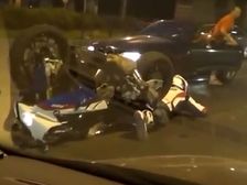 BMW S1000RR Flips On Rider