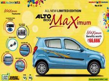 Maruti Suzuki Launch Alto 800 Maximum Variant
