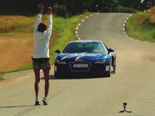 Niklas Strandbraten Jumps Over Audi R8