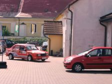 Skoda Drifts At Used Car Dealership