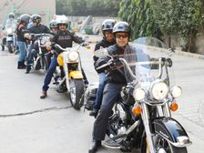 Harley-Davidson Owners Ride Across The Country For Their Daughters