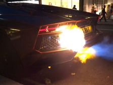 Lamborghini Aventador Catches Fire On The Street