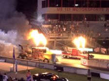 60,000 Horsepower Jet Trucks Drag Race