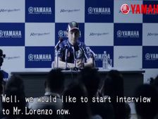 Lorenzo's Shocking Interview At Yamaha Centre
