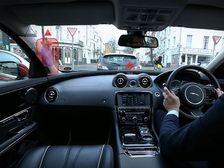 JLR Develop Transparent Pillar And Follow-Me Ghost Car Navigation