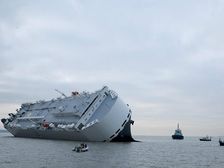 Cargo Ship Carrying Over 1200 Luxury Cars Stranded