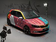 Skoda Fabia Turned Into Work Of Art On Four Wheels