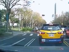 Lucky Cyclist Gets Hit By Car And Is Still Standing
