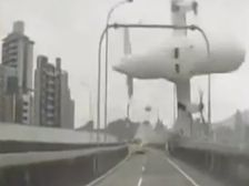 Dash Cam Captures Taiwan Plane Crash