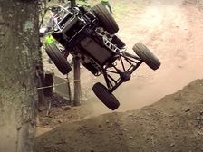 Cars Tumble Down In Rock Racing Series