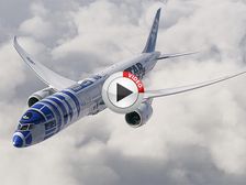All Nippon Airways Gets A Custom Paint Job Like R2-D2 From Star Wars