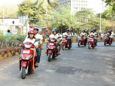 Mahindra Conducts GoGustoRide In Mumbai