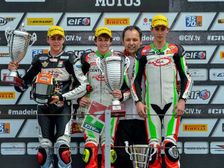 Mahindra-Peugeot Win Round One Of Italian Motorcycle Racing