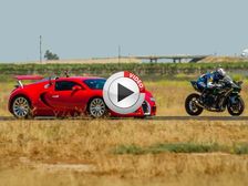 Kawasaki H2R Vs Bugatti Veyron: The Ultimate Drag Race