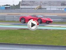 LaFerrari Misses Crashing Not Once, But Twice On Same Track