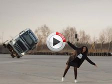 Driving A Volvo FH Truck On Two Wheels—Behind The Scenes
