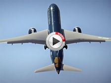 Boeing Dreamliner Takes Off Vertically Into The Sky