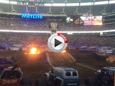 Watch A Monster Truck Perform An Almost Perfect Front Flip
