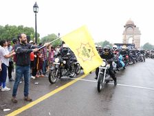 Royal Enfield Flag's Off 12th Himalayan Odyssey From India Gate