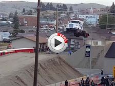 Semi Truck Does An Evel Knievel World Record Jump