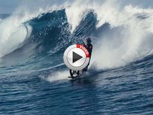 Robbie Maddison Takes His Dirt Bike Into A Surf Pipe