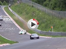 BMW M3 Causes Lotus Exige To Lose Control At Nurburgring