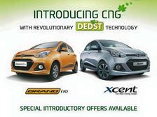 Hyundai Xcent & Grand i10 With CNG DEDST Kit Available