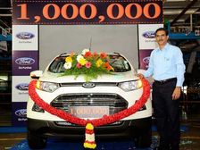 Ford EcoSport Is One Millionth Vehicle To Roll Out Of Chennai Facility