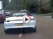 Video: Stolen Porsche Boxter GTS Police Chase Crash