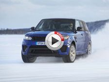 Range Rover Sport SVR Driven Round Arctic Silverstone Circuit